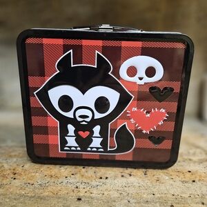 Skelanimals Jae The Wolf Metal Lunch Box Loungefly Retired Rare Collector Tin